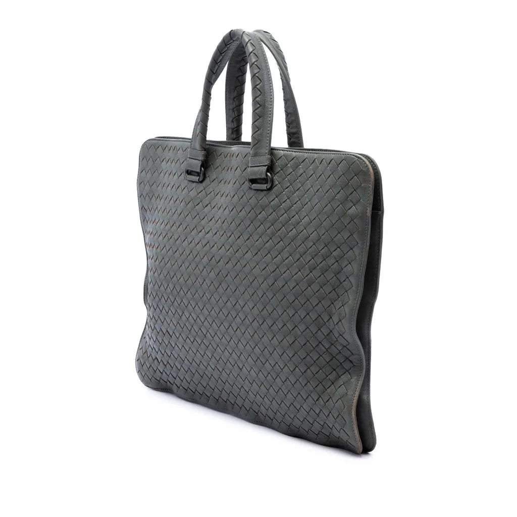 Bottega Veneta Nappa Intrecciato Business Bag MultiColor Leather Good - Back View