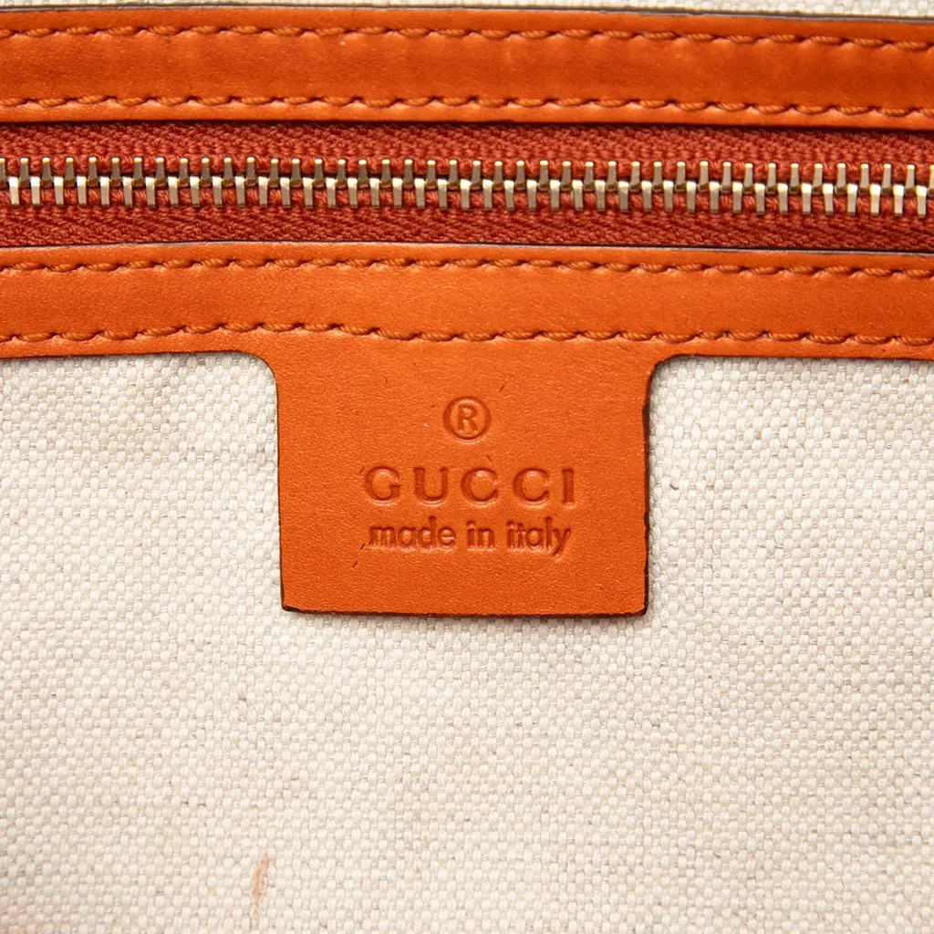 Gucci Small GG Canvas Web Joy Boston Bag Beige Canvas Very good - Box View