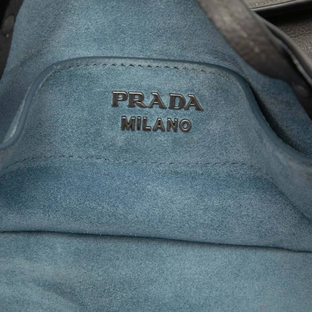 Prada Glace Calf Etiquette Tote MultiColor Leather Very good - Box View