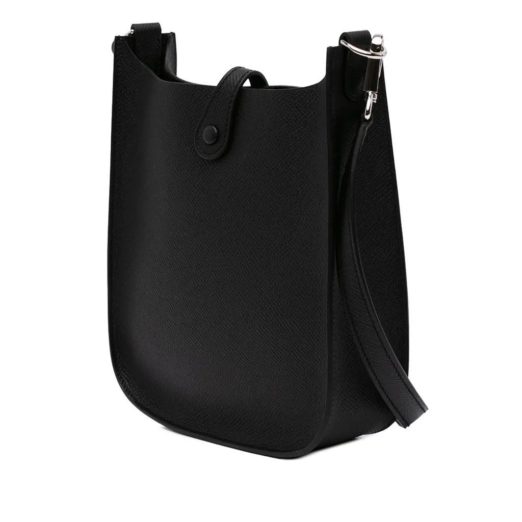 Hermès Epsom Evelyne I 16 Amazone Black Leather Never worn - Back View