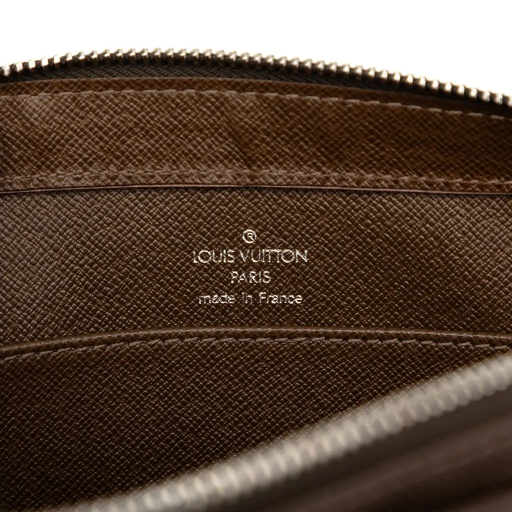 Louis Vuitton Taiga Pochette Baikal Brown Leather Very good - Box View