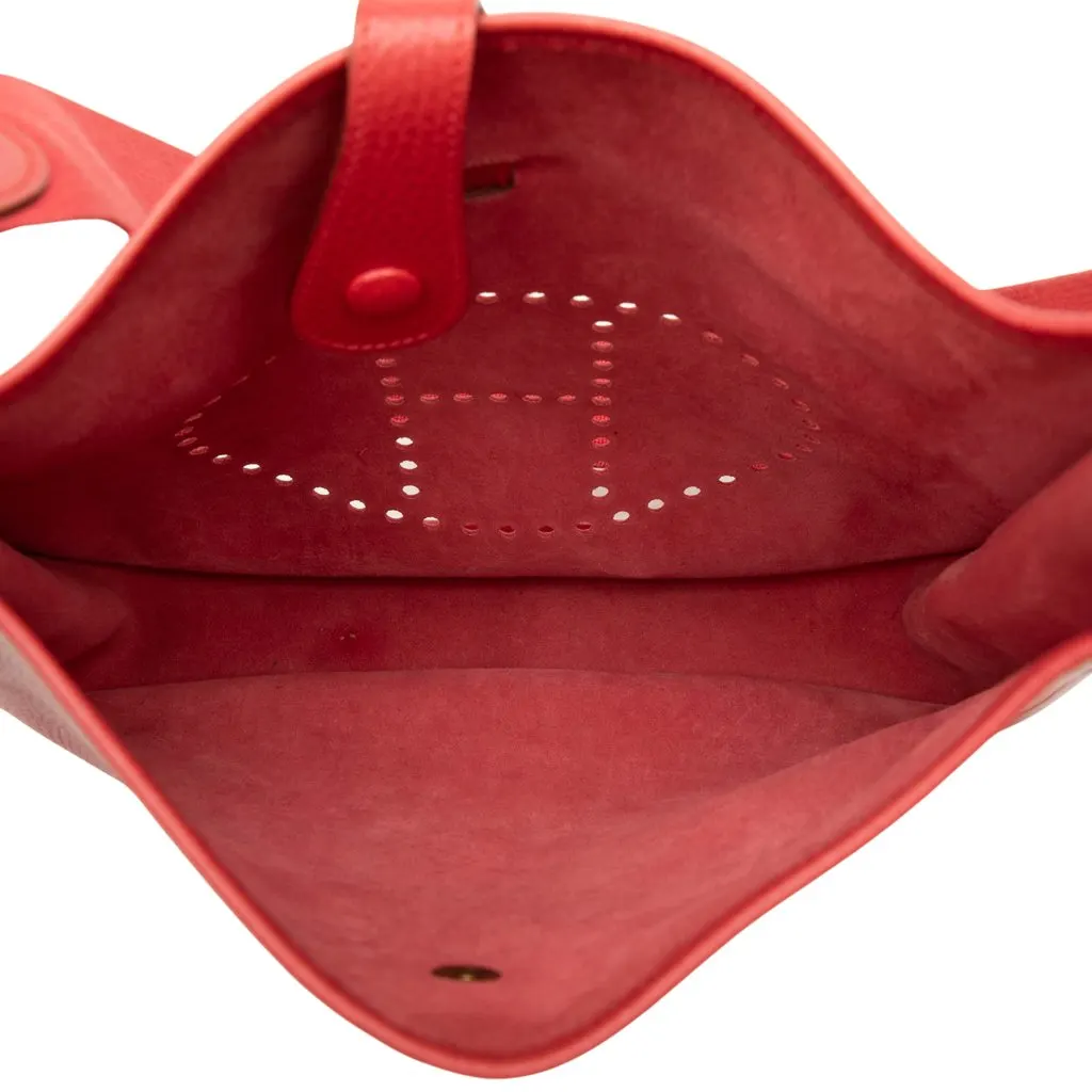 Hermès Clemence Evelyne I GM Red Leather Very good - Model View