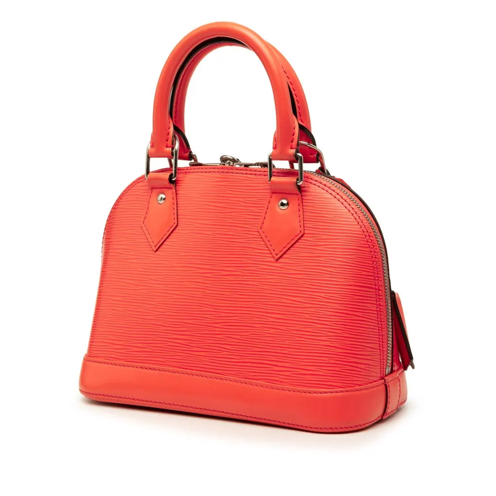 Louis Vuitton Epi Alma BB Orange Leather Very good - Back View