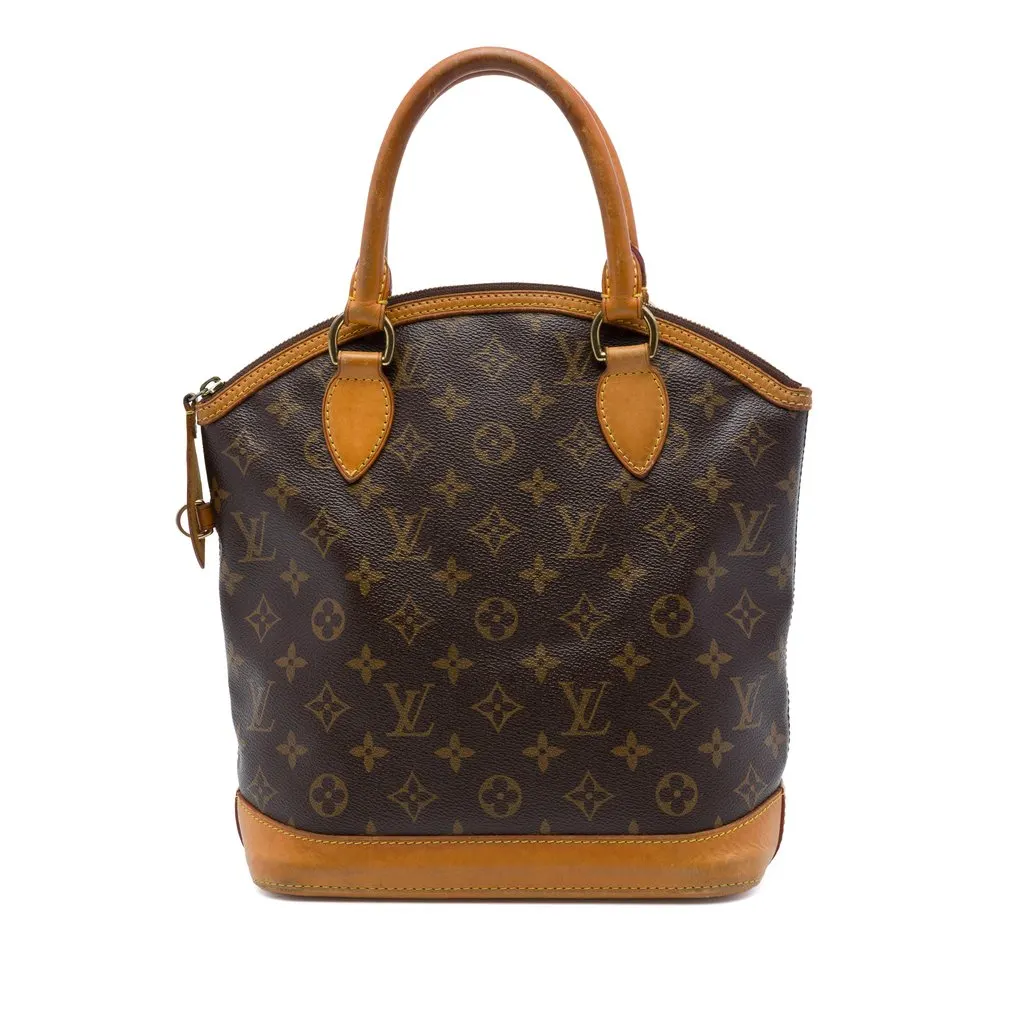 Louis Vuitton Monogram Lockit PM Brown Very good - Front View