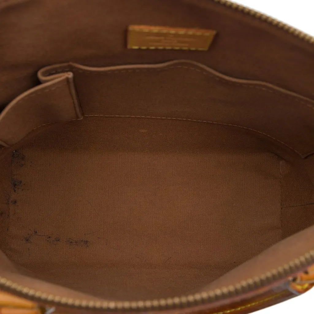 Louis Vuitton Monogram Lockit PM Brown Very good - Model View