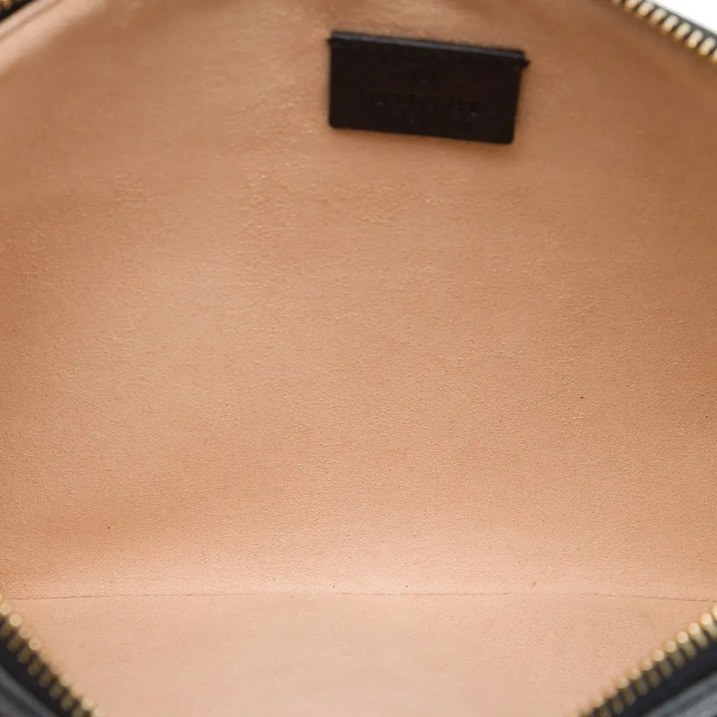 Gucci Calfskin Web Ophidia Clutch Black Leather Very good - Model View