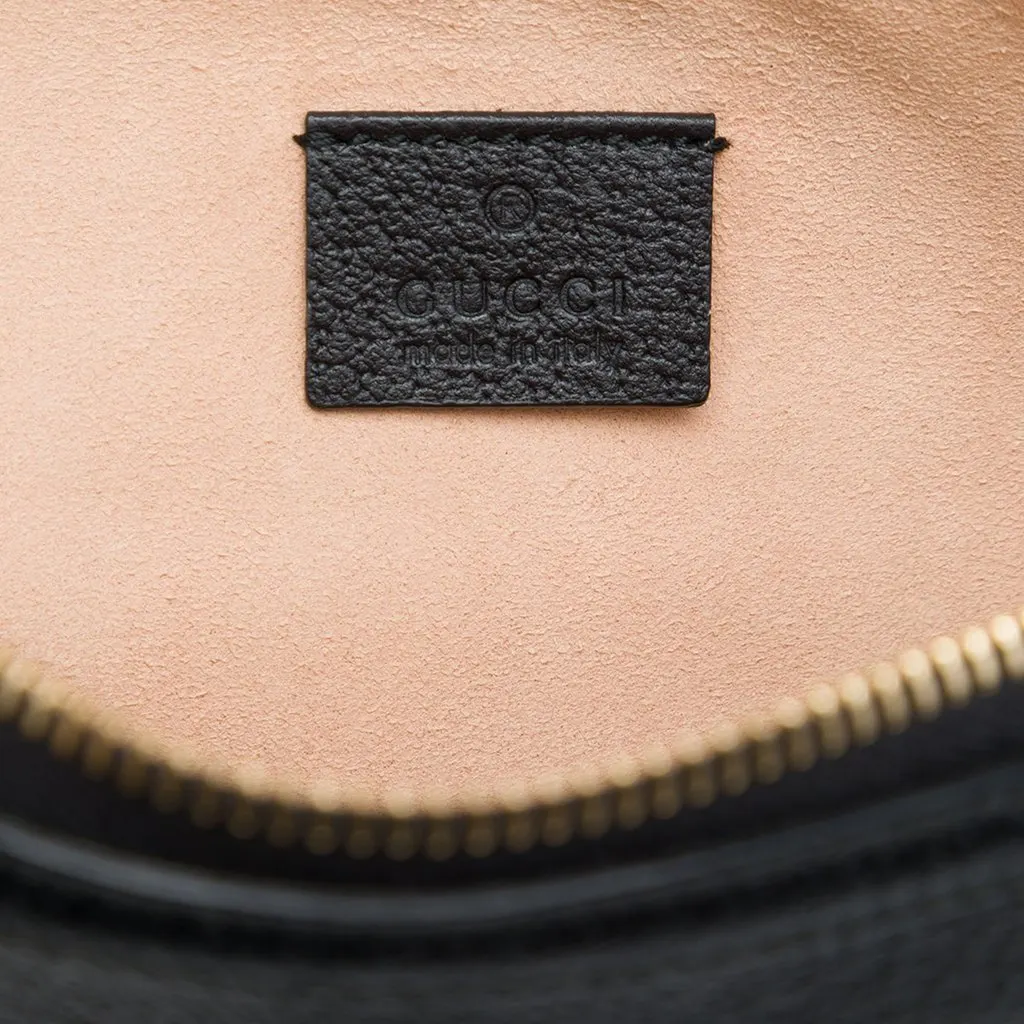 Gucci Calfskin Web Ophidia Clutch Black Leather Very good - Box View