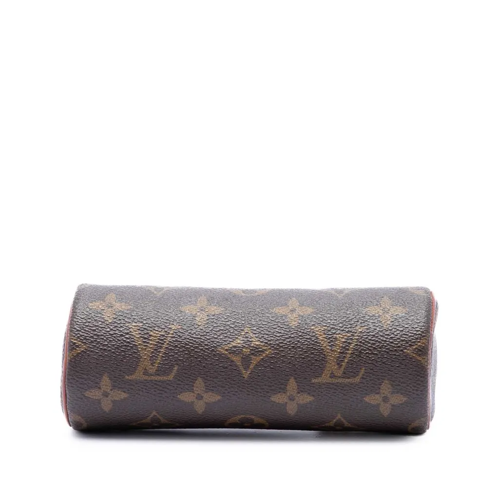 Louis Vuitton Monogram Papillon Pochette Brown Canvas Good - Inside View