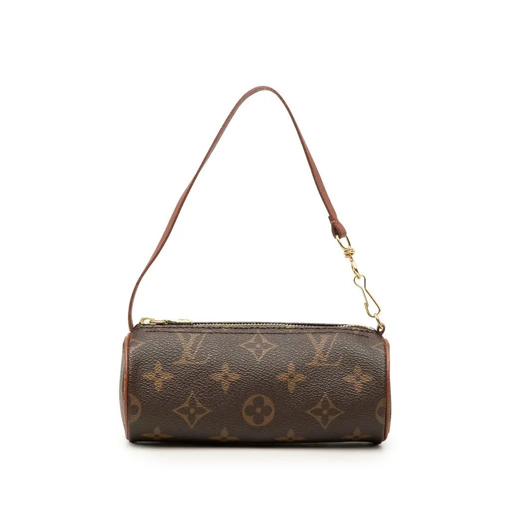 Louis Vuitton Monogram Papillon Pochette Brown Very good - Front View