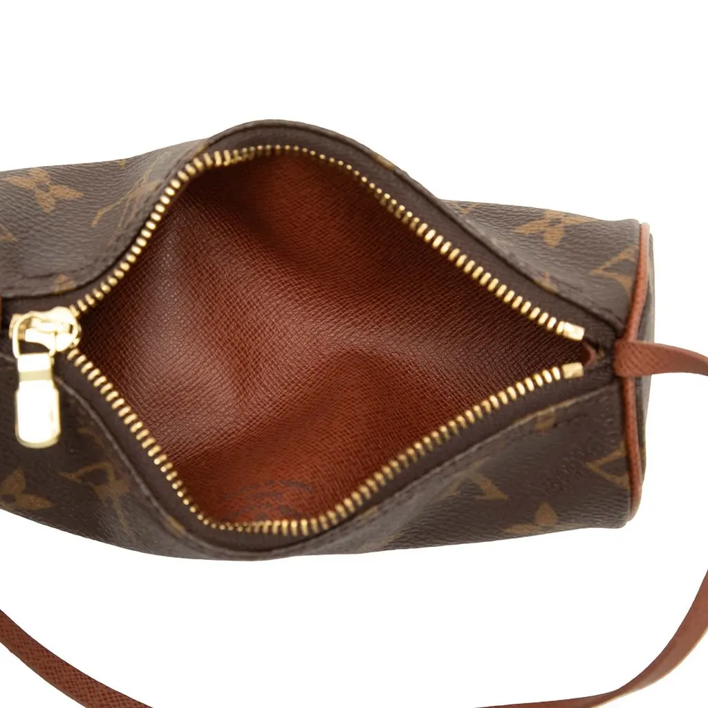 Louis Vuitton Monogram Papillon Pochette Brown Very good - Model View