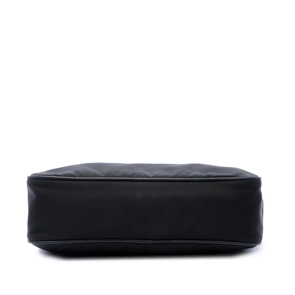 Prada Mini Saffiano Trimmed Tessuto Re Edition 2005 Satchel Black Polyamide Very good - Inside View
