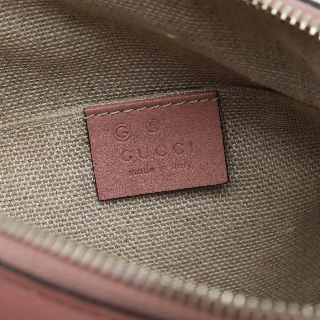 Gucci Mini Microguccissima Dome Satchel Pink Leather Good - Box View