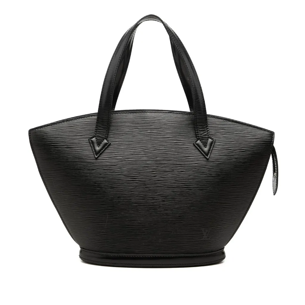 Louis Vuitton Epi Saint Jacques PM Short Strap Black Leather Very good - Front View