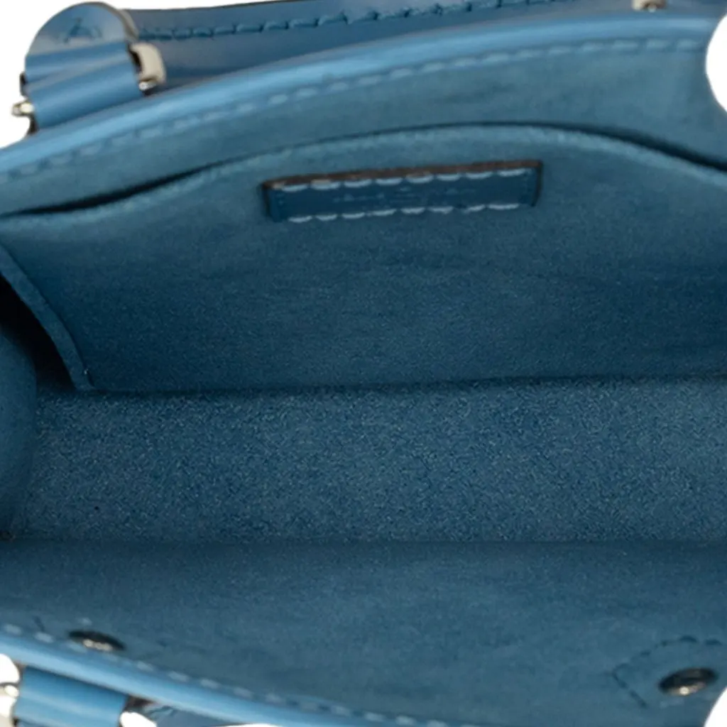 Louis Vuitton Epi Petit Sac Plat Blue Leather Very good - Model View