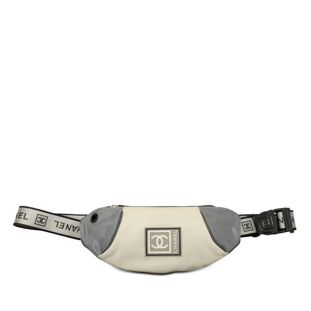 Chanel CC Nylon Sports Line Belt Bag MultiColor Very good - Front View