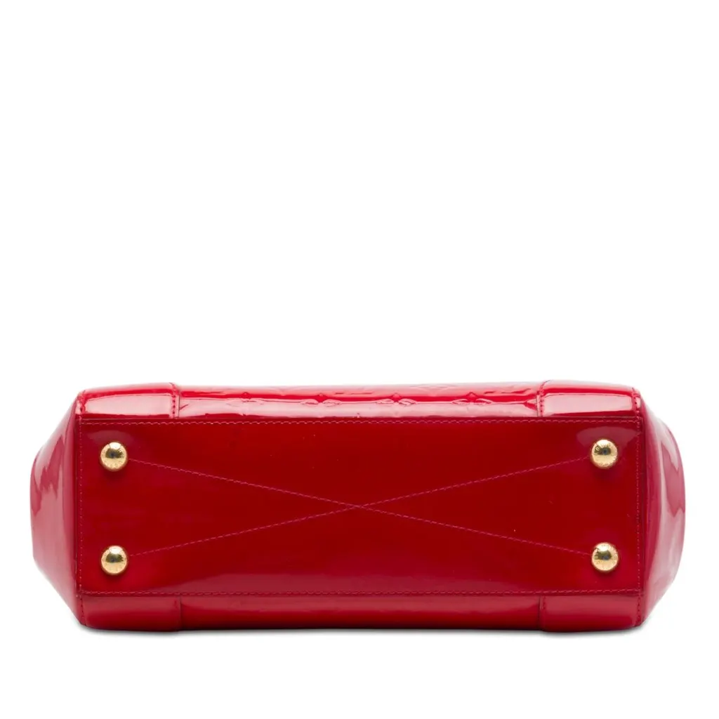 Louis Vuitton Monogram Vernis Santa Monica Red Leather Very good - Inside View
