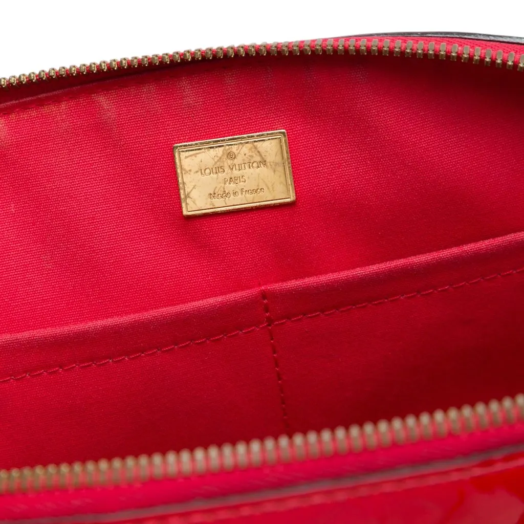 Louis Vuitton Monogram Vernis Santa Monica Red Leather Very good - Box View