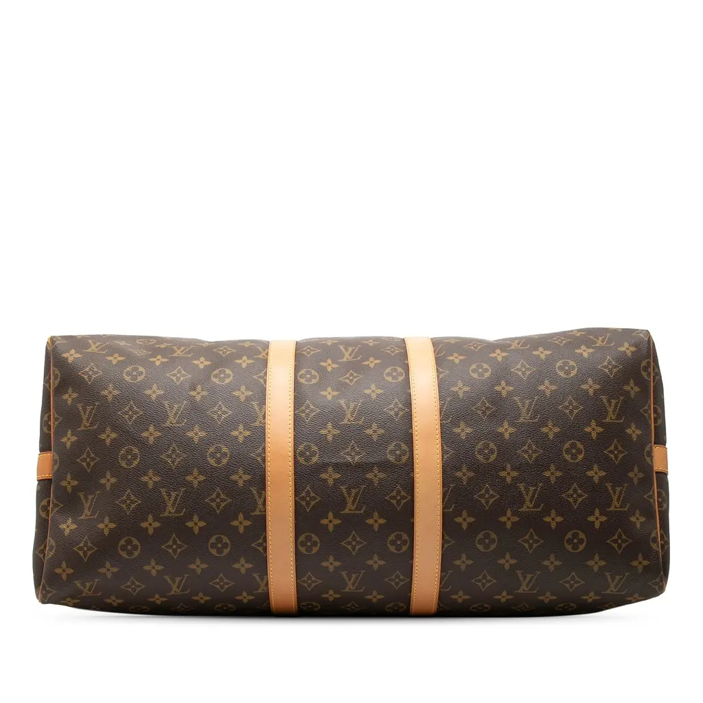 Louis Vuitton Monogram Keepall Bandouliere 55 Brown Very good - Inside View