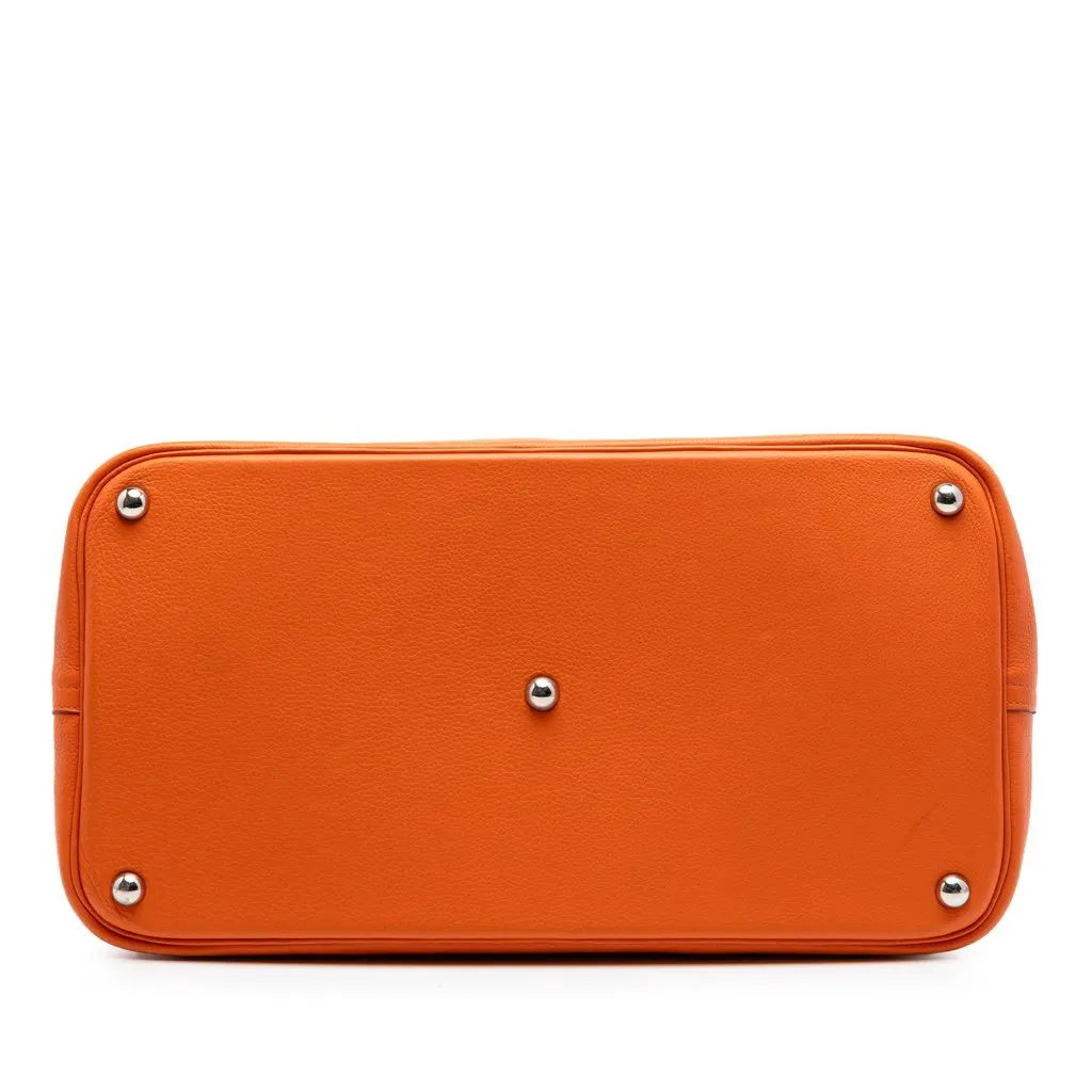 Hermès Clemence Bolide 45 Orange Leather Very good - Inside View