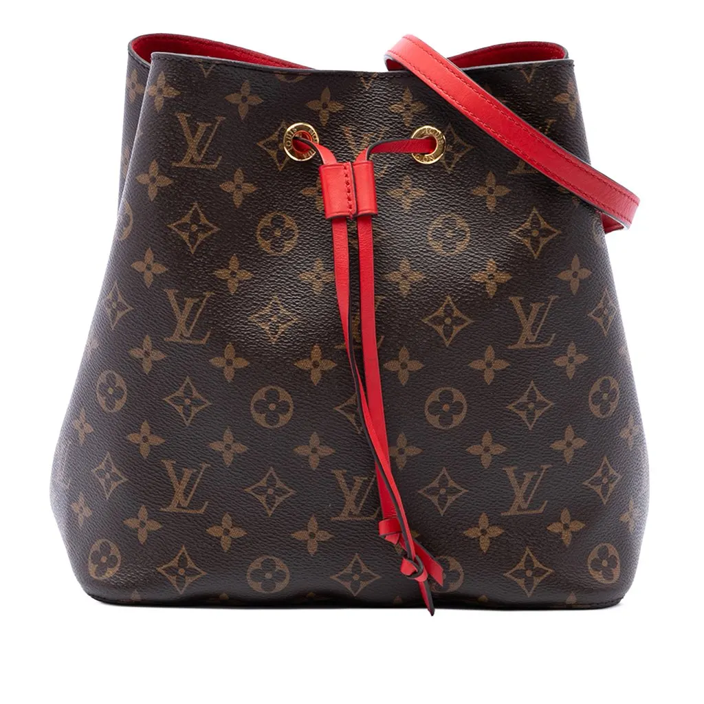 Louis Vuitton Monogram Neonoe MM Brown Canvas Good - Front View