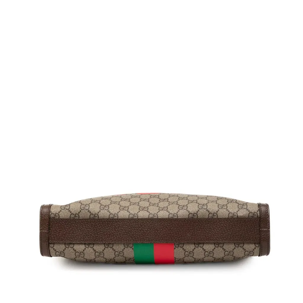 Gucci GG Supreme Web Tiger Satchel Beige Very good - Inside View