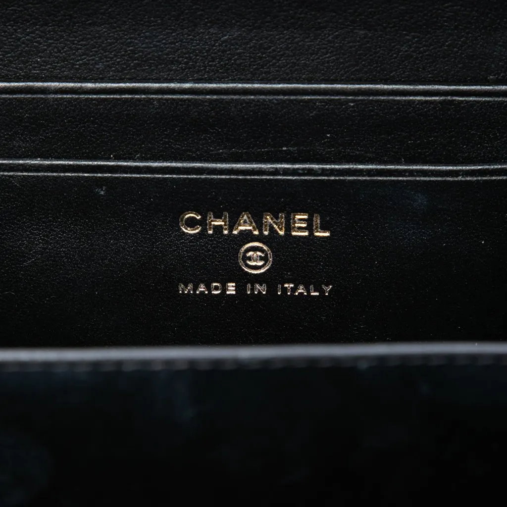 Chanel Mini Caviar CC Filigree Crossbody Beige Leather Very good - Box View