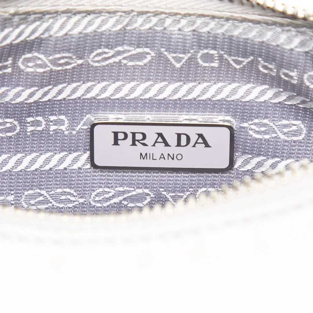 Prada Mini Tessuto Re Edition 2005 Shoulder Bag White Polyamide Very good - Box View