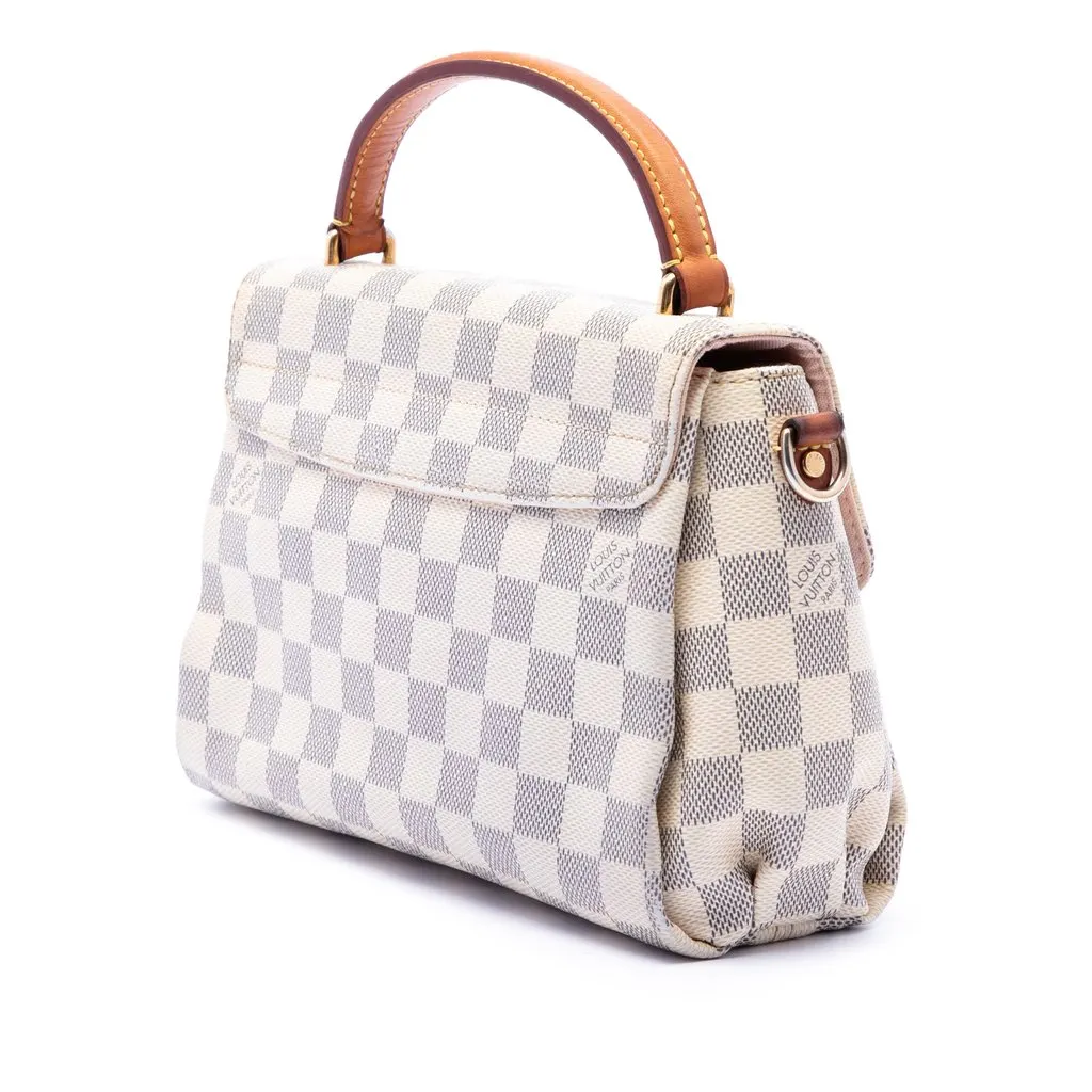 Louis Vuitton Damier Azur Croisette White Very good - Back View