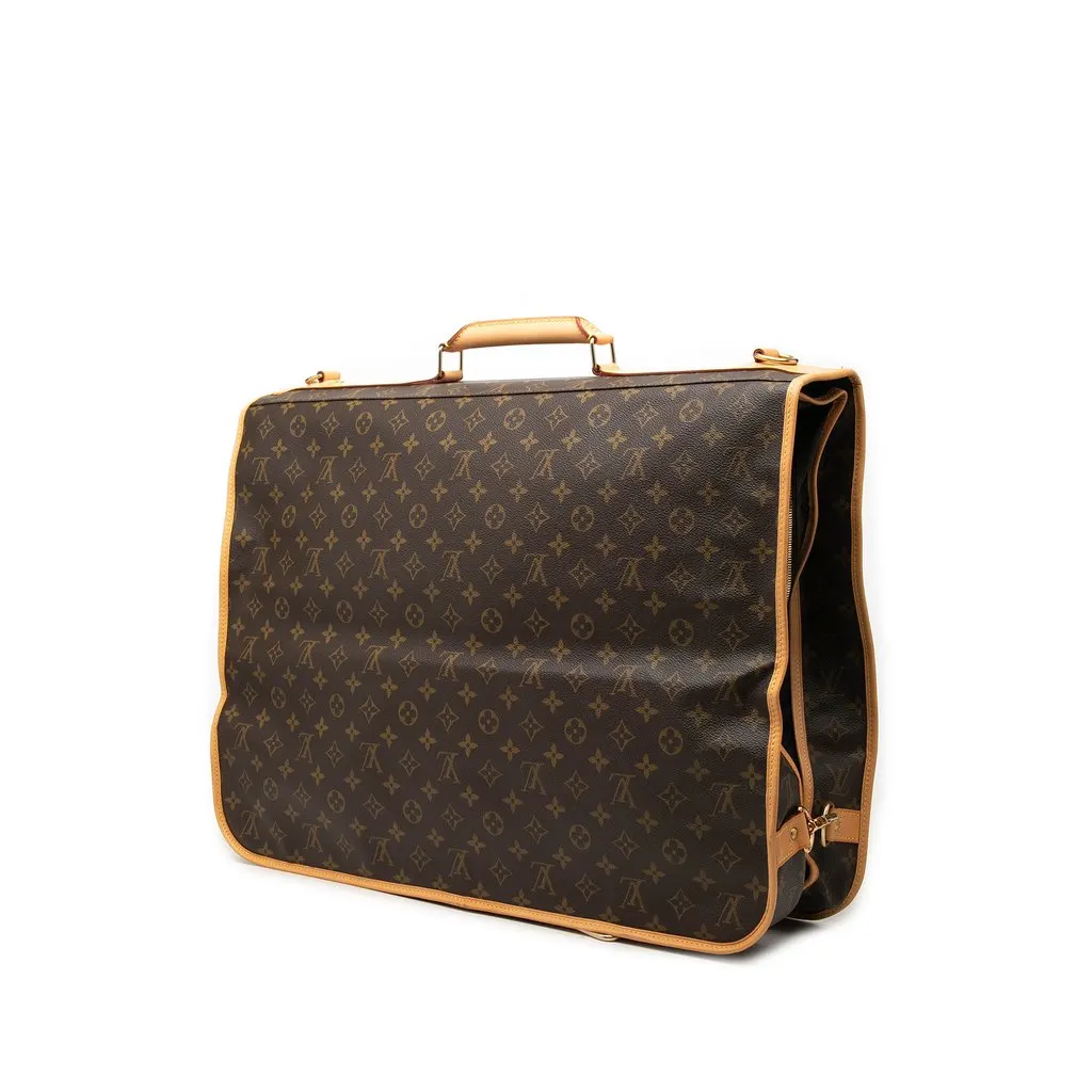 Louis Vuitton Monogram Portable Cabin Garment Bag Brown Good - Back View