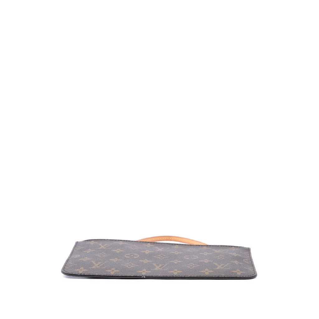 Louis Vuitton Monogram Neverfull Pochette Brown Canvas Very good - Inside View