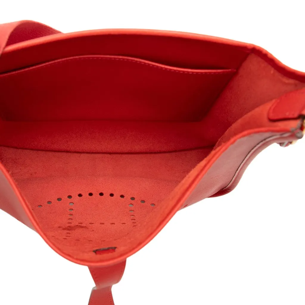 Hermès Epsom Evelyne 29 Red Leather Very good - Model View