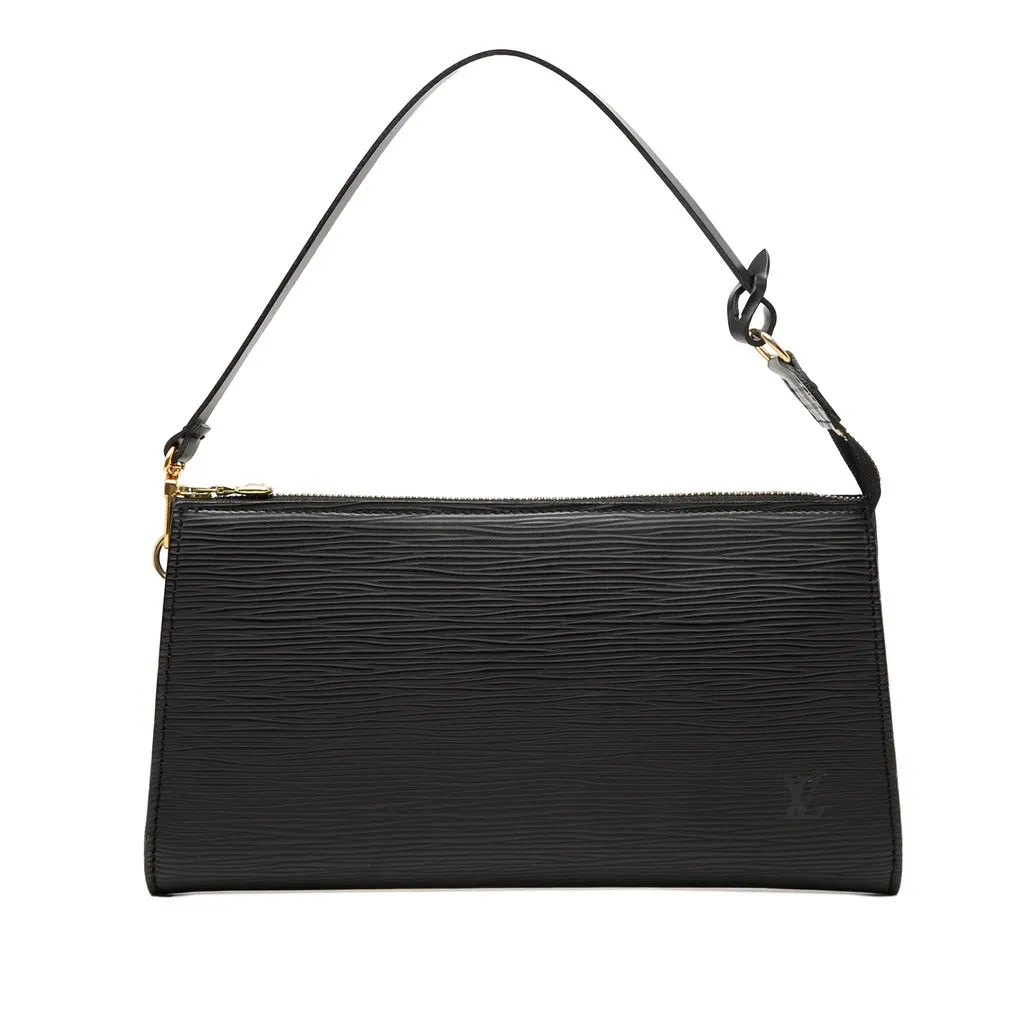 Louis Vuitton Epi Pochette Accessoires Black Leather Very good - Front View