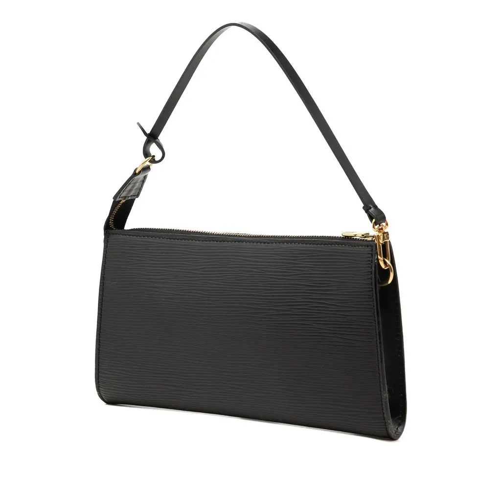Louis Vuitton Epi Pochette Accessoires Black Leather Very good - Back View