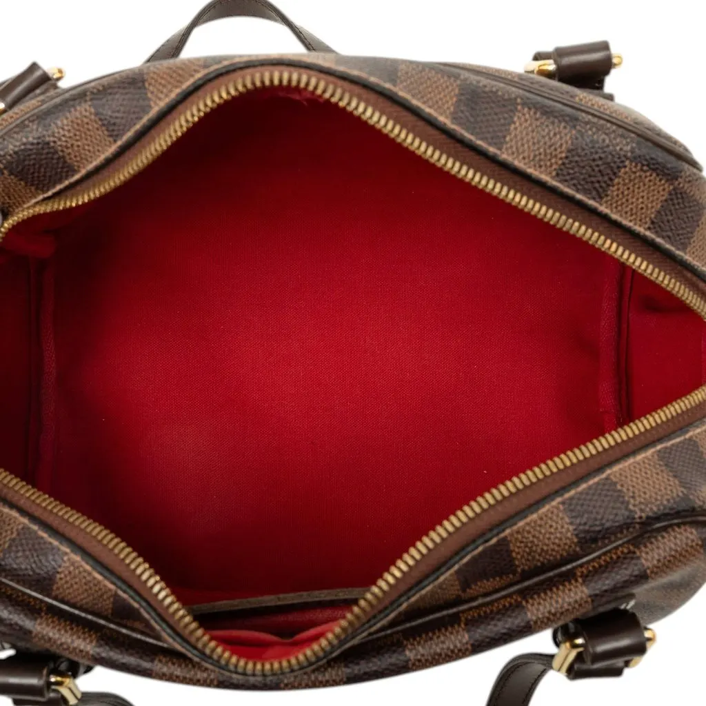 Louis Vuitton Damier Ebene Rivington PM Brown Canvas Good - Model View