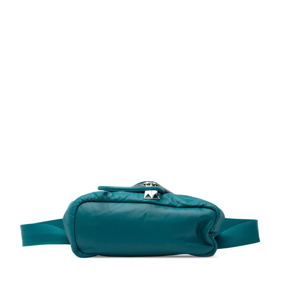 Bottega Veneta Nappa Beak Belt Bag Blue Leather Very good - Inside View