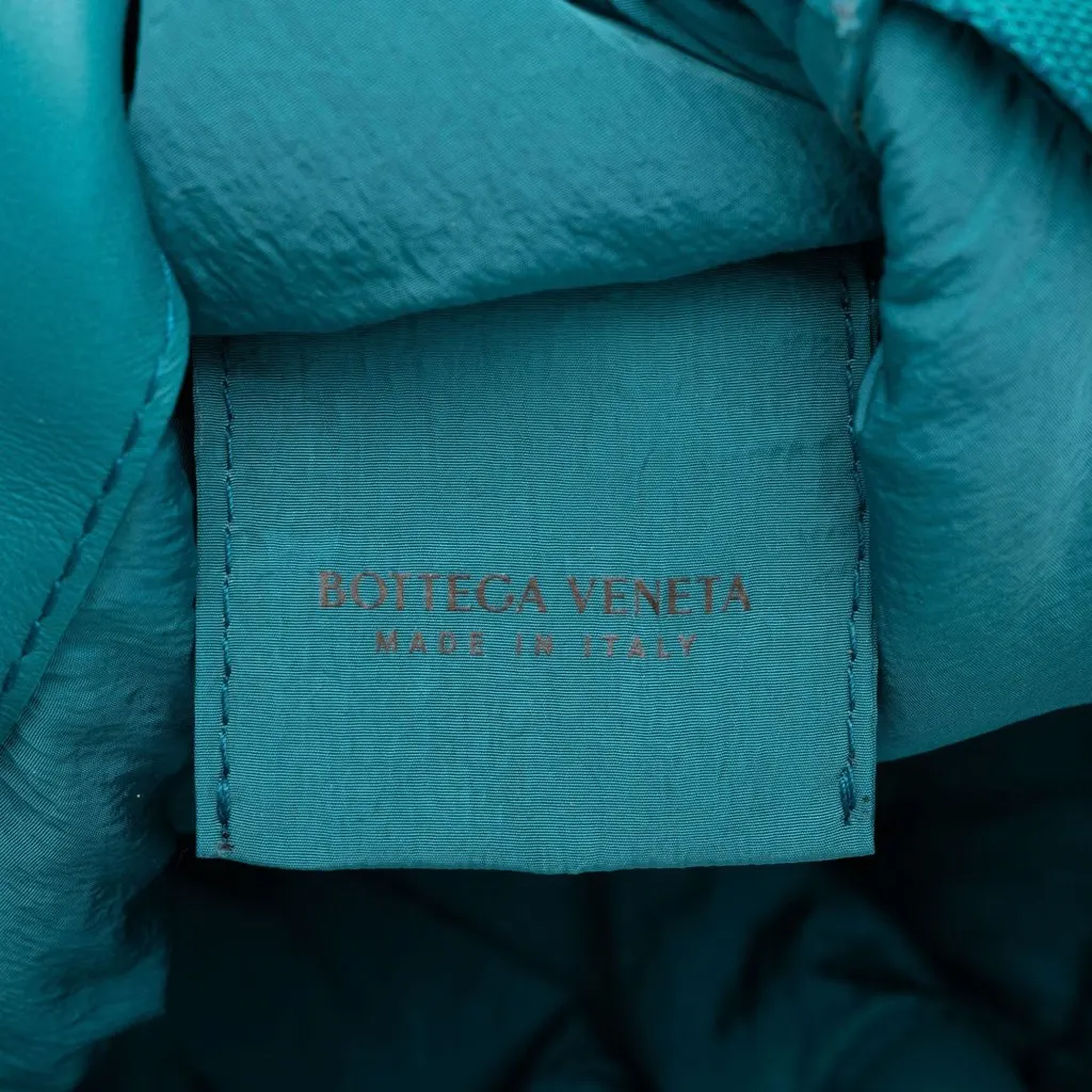 Bottega Veneta Nappa Beak Belt Bag Blue Leather Very good - Box View