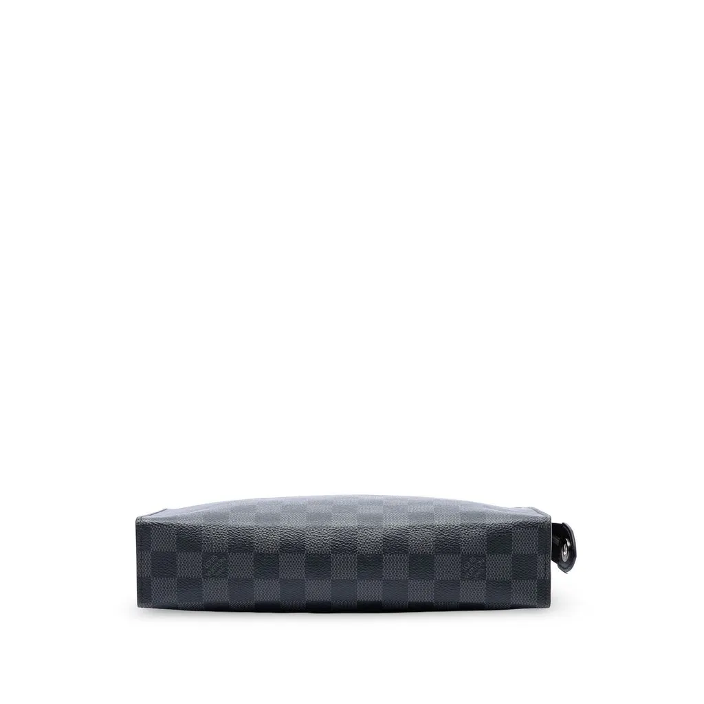 Louis Vuitton Damier Graphite Pochette Voyage MM Black Canvas Very good - Inside View