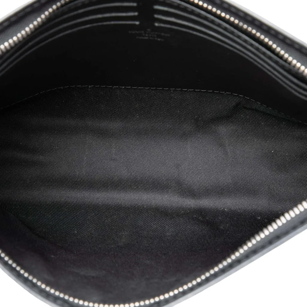 Louis Vuitton Damier Graphite Pochette Voyage MM Black Canvas Very good - Model View