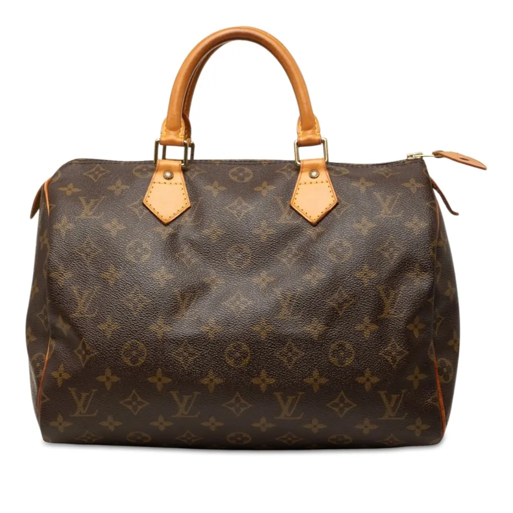 Louis Vuitton Monogram Speedy 30 Brown Very good - Front View