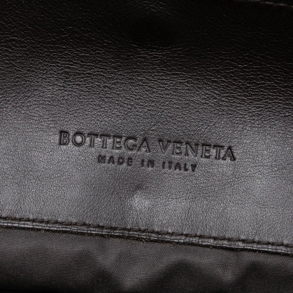 Bottega Veneta Nappa Intrecciato Messenger Bag Brown Leather Very good - Box View