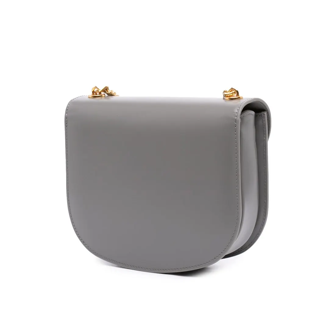 Celine Teen Shiny Calfskin Triomphe Besace Clea Chain Crossbody MultiColor Leather Very good - Back View