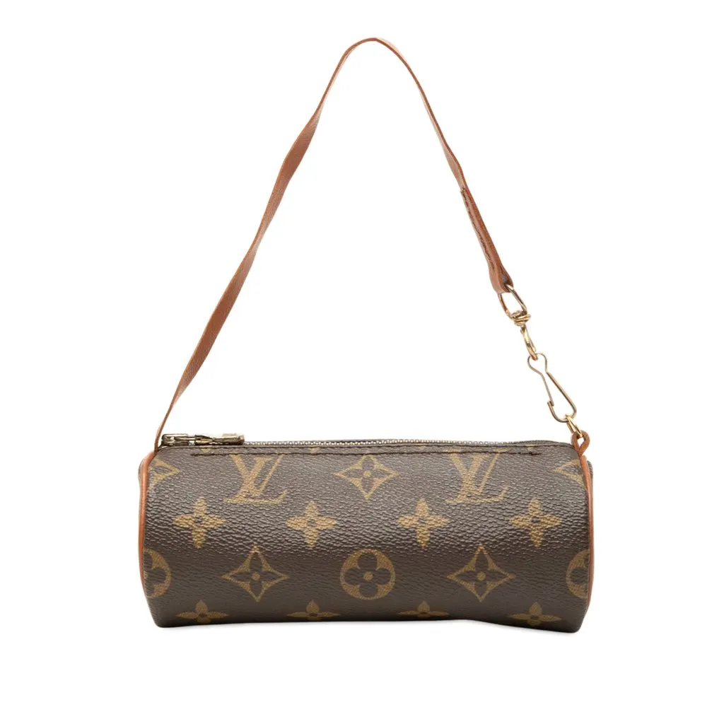 Louis Vuitton Monogram Papillon Pochette Brown Very good - Front View