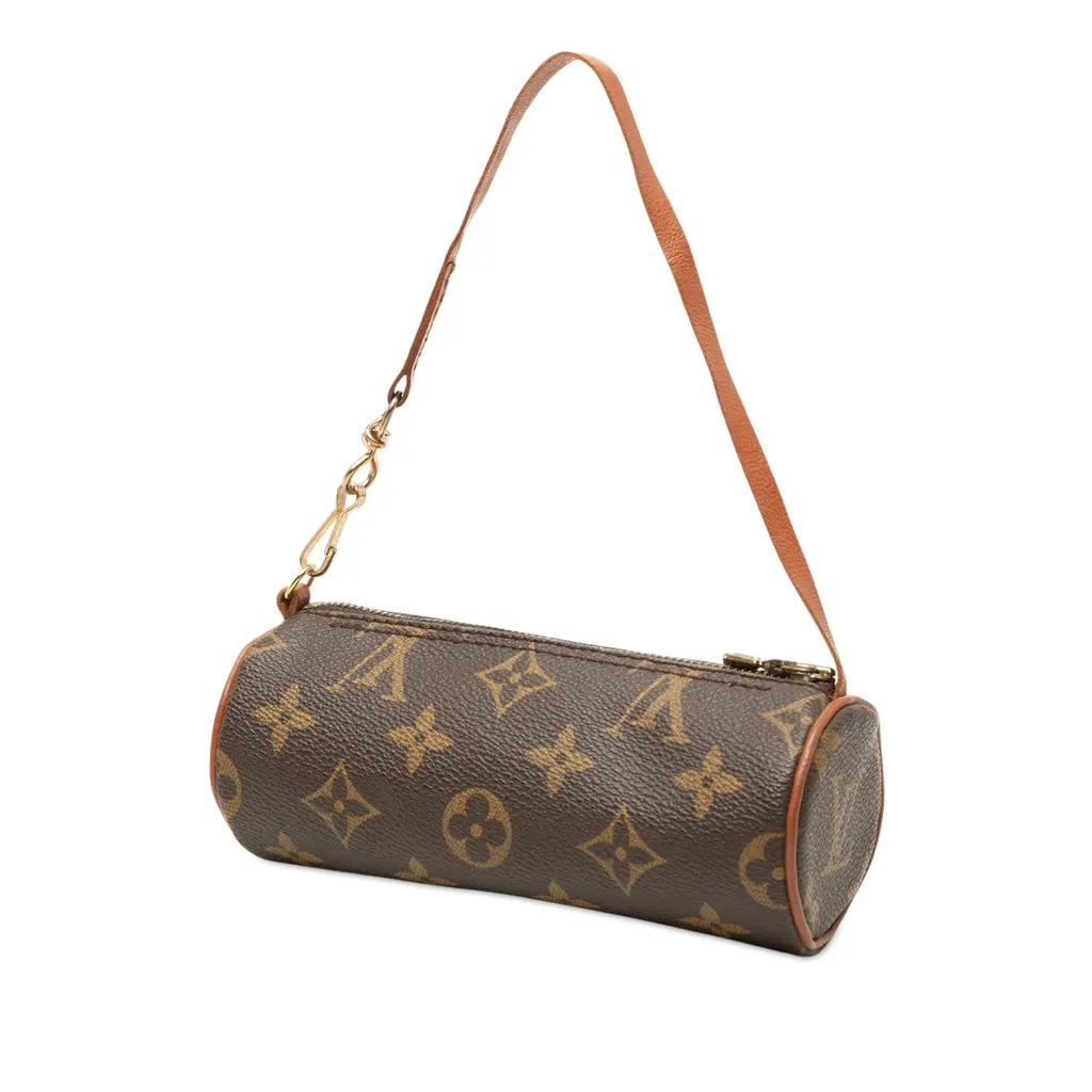 Louis Vuitton Monogram Papillon Pochette Brown Very good - Back View
