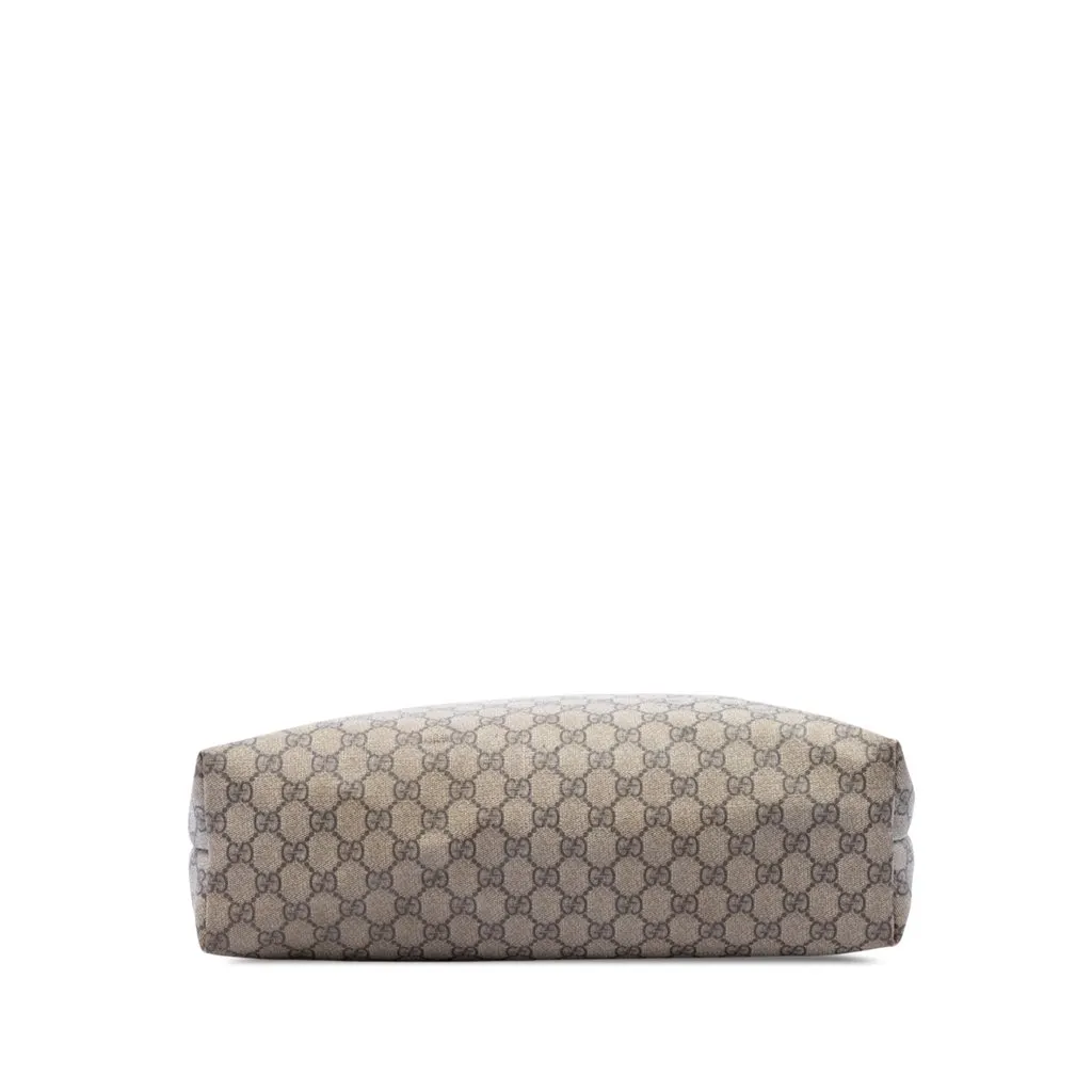 Gucci Medium GG Supreme Tote Beige Canvas Very good - Inside View