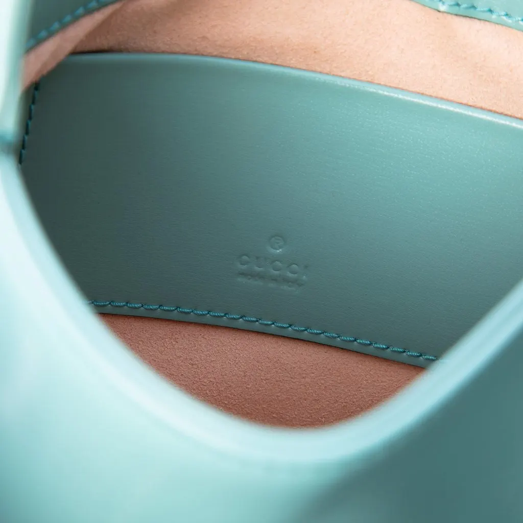 Gucci Mini Calfskin Jackie 1961 Crossbody Blue Leather Very good - Box View