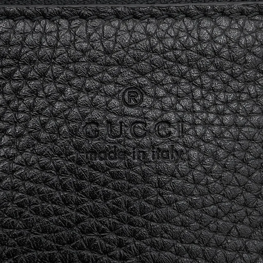 Gucci Small Grained Calfskin Totissima Reversible Tote Black Leather Very good - Box View