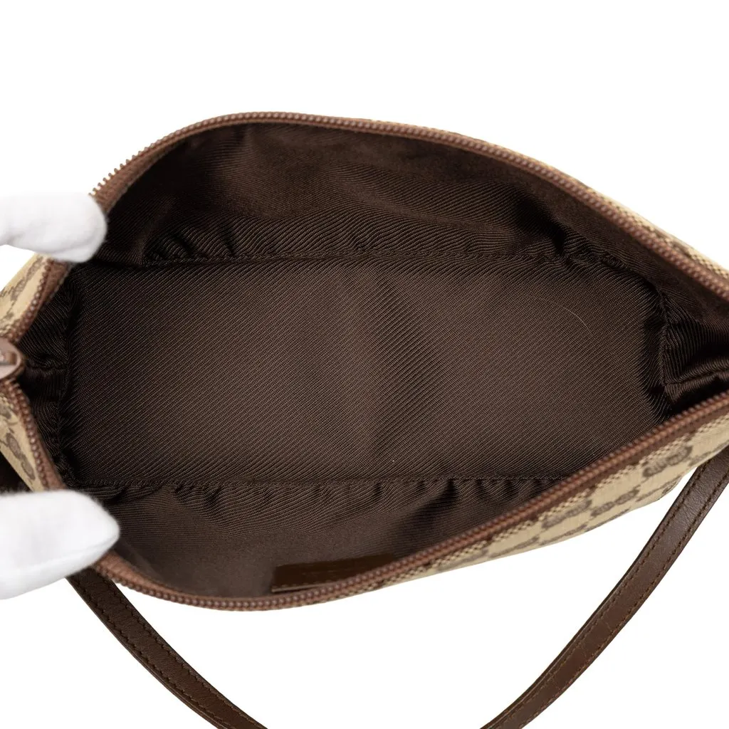 Gucci GG Canvas Boat Beige Canvas Good - Model View
