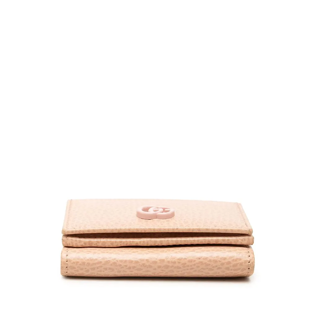 Gucci GG Marmont Trifold Compact Wallet Pink Leather Very good - Inside View
