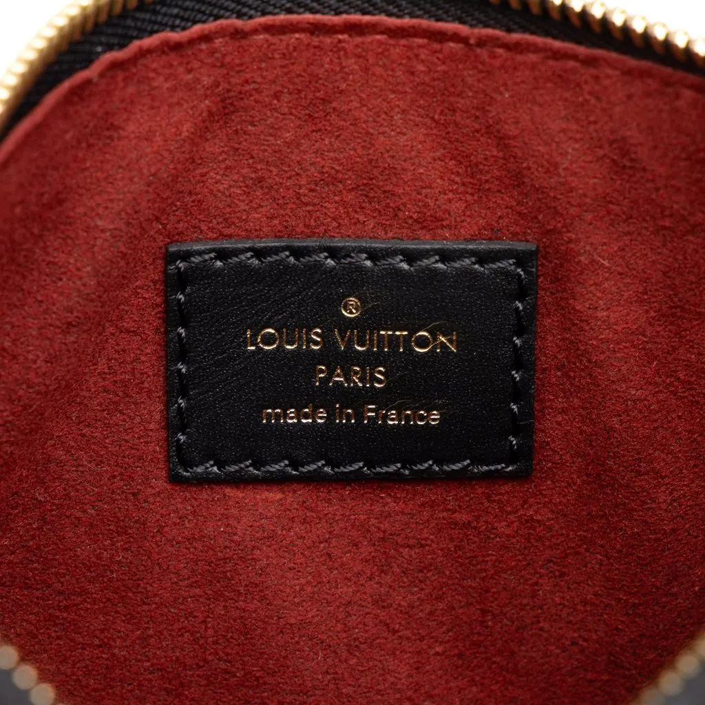 Louis Vuitton Bicolor Monogram Empreinte Giant Neonoe Pouch Black Leather Very good - Box View