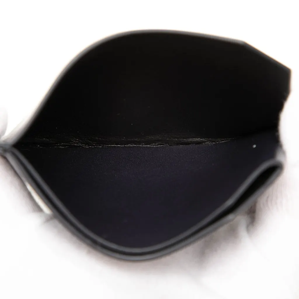The Row Leather Card Holder Black Leather Very good - Model View